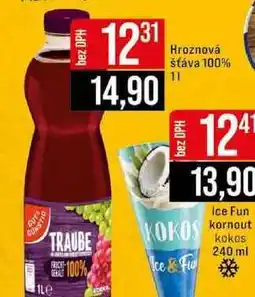 Jip Hroznová šťáva 100% nabídka