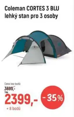 Globus Coleman CORTES 3 BLU lehký stan pro 3 osoby nabídka