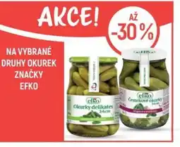 Globus Na vybrané druhy okurek značky Efko nabídka