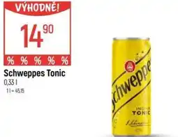 Globus Schweppes Tonic nabídka