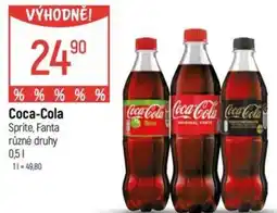Globus Coca-Cola Sprite, Fanta nabídka