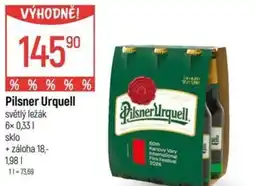 Globus Pilsner Urquell světlý ležák nabídka