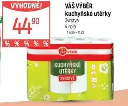 Globus VÁŠ VÝBĚR kuchyňské utěrky nabídka