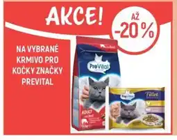 Globus Na vybrané krmivo pro kočky značky prevital nabídka