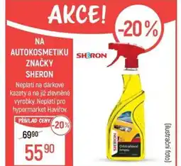 Globus Na Autokosmetiku značky sheron nabídka