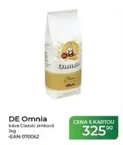 Tamda Foods DE Omnia káva Classic zrnková nabídka