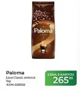 Tamda Foods Paloma káva Classic zrnková nabídka