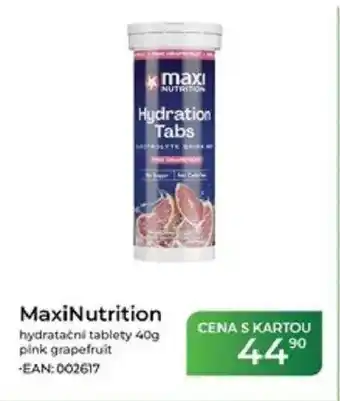 Tamda Foods MaxiNutrition hydratační tablety pink grapefruit nabídka