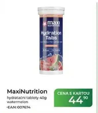 Tamda Foods MaxiNutrition hydratační tablety watermelon nabídka