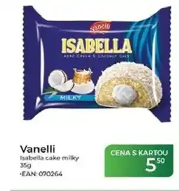 Tamda Foods Vanelli Isabella cake milky nabídka