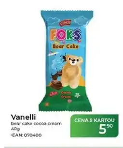 Tamda Foods Vanelli bear cake cocoa cream nabídka
