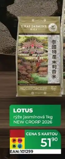 Tamda Foods LOTUS rýže jasmínová NEW CRORP 2026 nabídka