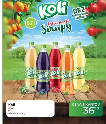 Tamda Foods Koli sirup nabídka