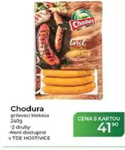 Tamda Foods Chodura grilovací klobása nabídka