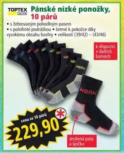 Norma Pánské nízké ponožky, 10 párů nabídka