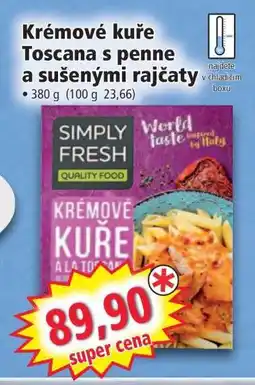 Norma Krémové kuře Toscana s penne a sušenými rajčaty nabídka