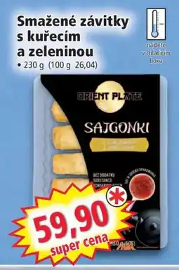 Norma Smažené závitky s kuřecím a zeleninou nabídka