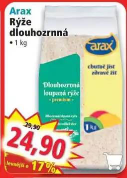 Norma Arax Rýže dlouhozrnná nabídka