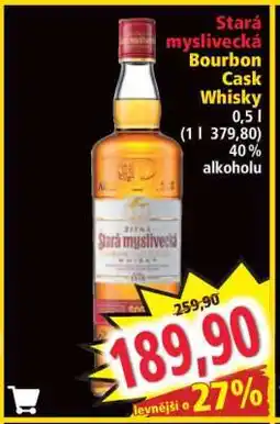 Norma Stará myslivecká Bourbon Cask Whisky nabídka