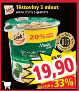 Norma Těstoviny 5 minut nabídka