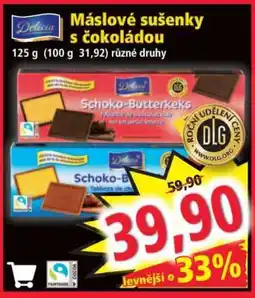 Norma Máslové sušenky s čokoládou nabídka
