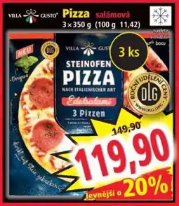 Norma Pizza salámová nabídka