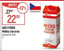 Globus Váš výběr Mléko čerstvé nabídka