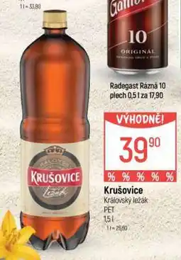 Globus Krušovice Královský ležák nabídka