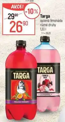 Globus Targa sycená limonáda nabídka