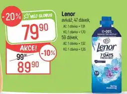 Globus Lenor aviváž, 47 dávek nabídka