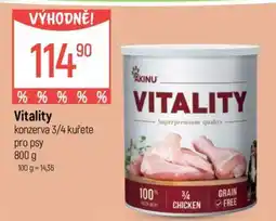 Globus Vitality konzerva 3/4 kuřete pro psy nabídka