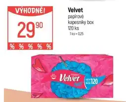 Globus Velvet papírové kapesníky box 120 ks nabídka