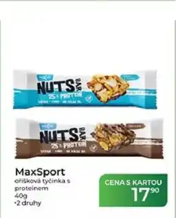 Tamda Foods MaxSport oříšková tyčinka s proteinem nabídka