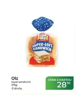 Tamda Foods Olz toust sandwich nabídka