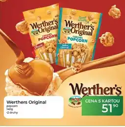 Tamda Foods Werther's Original popcorn nabídka