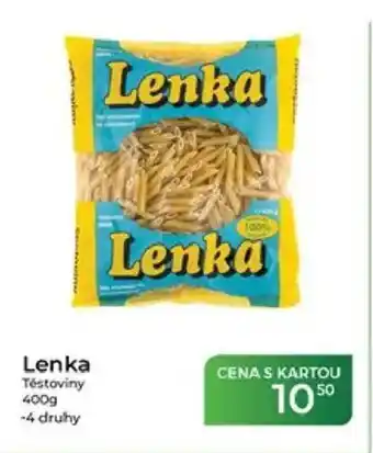Tamda Foods Lenka Těstoviny nabídka