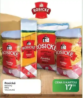 Tamda Foods Rosické těstoviny nabídka