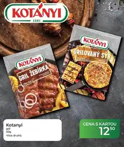 Tamda Foods Kotanyi gril nabídka