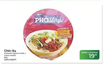 Tamda Foods Chin-Su Instantní rýžové nudle v misce hovězí nabídka
