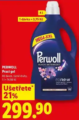 Lidl PERWOLL Prací gel, 80 dávek nabídka