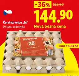 Lidl Vejce čerstvá M, 30 ks nabídka