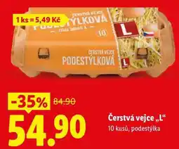 Lidl Čerstvá vejce,,L❝ 10 kusů nabídka