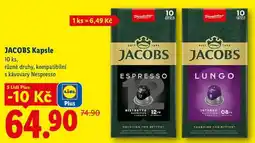 Lidl JACOBS Kapsle 10 ks, různé druhy nabídka