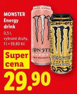 Lidl MONSTER Energy drink, 0,5 1 nabídka