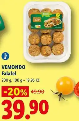 Lidl VEMONDO Falafel nabídka