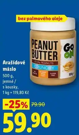 Lidl Arašídové máslo nabídka