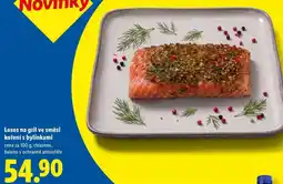 Lidl Losos na gril ve směsi koření s bylinkami cena, za nabídka