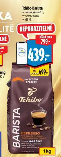 Albert Tchibo Barista zrnková káva nabídka