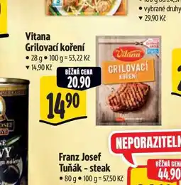 Albert Vitana Grilovací koření vybrané druhy nabídka
