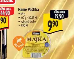 Albert Hamé Paštika nabídka